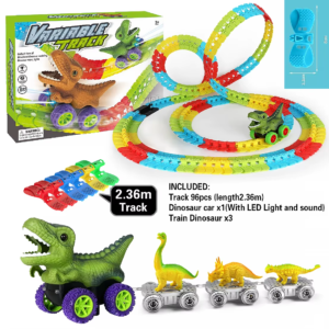 DinoGlow Racers: The Ultimate Prehistoric Speedway