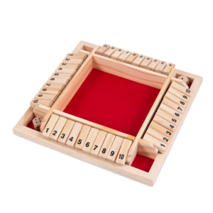 The Legacy Box: Handcrafted Pine Shut the Box Family Game